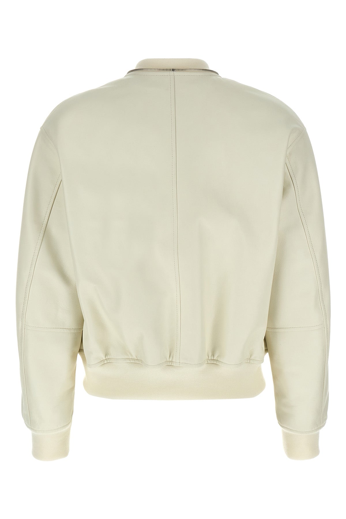 leather bomber jacket