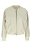 leather bomber jacket