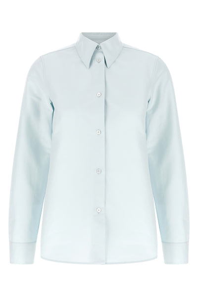 01 light and compact double cotton shirt
