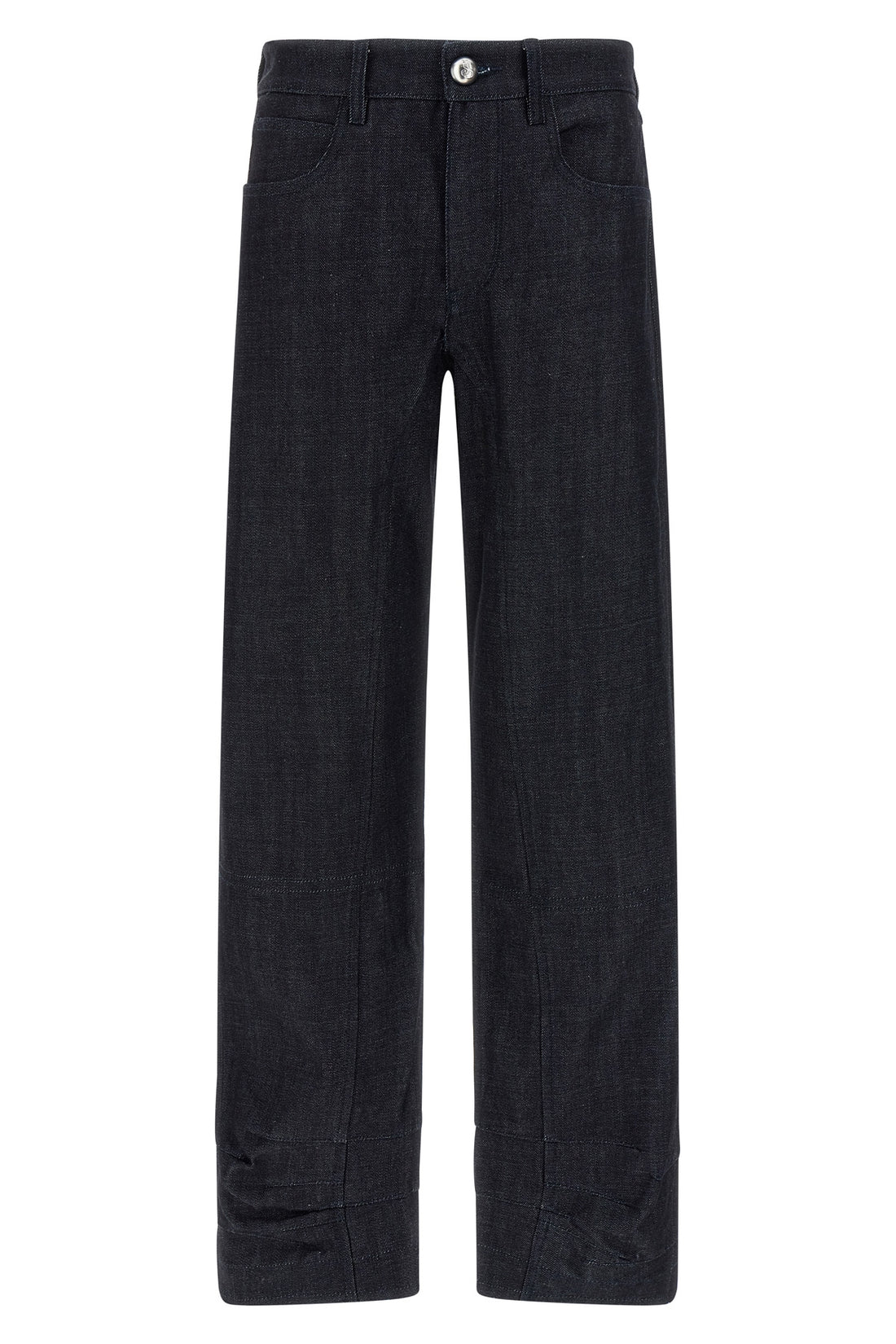JIL SANDER 32 high-waisted cotton denim jeans