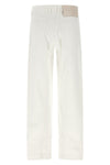 high-waisted cotton denim jeans