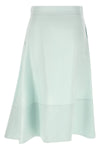 double cotton midi skirt