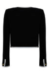 short jacket in crepe viscose blend