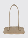 le teckel nubuck shoulder bag with double handle