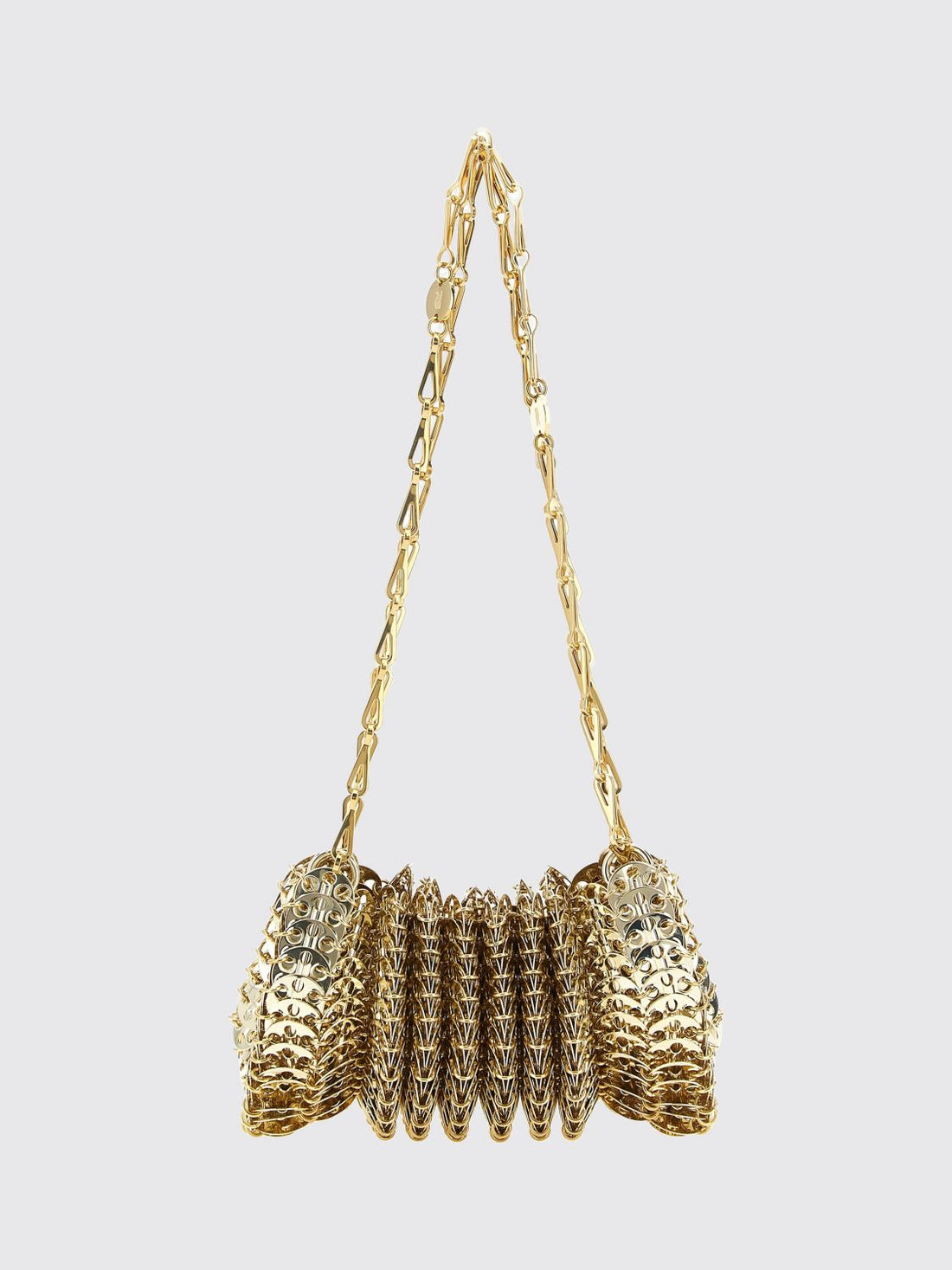 RABANNE OS 1969 gold-colour metal mesh mini shoulder bag