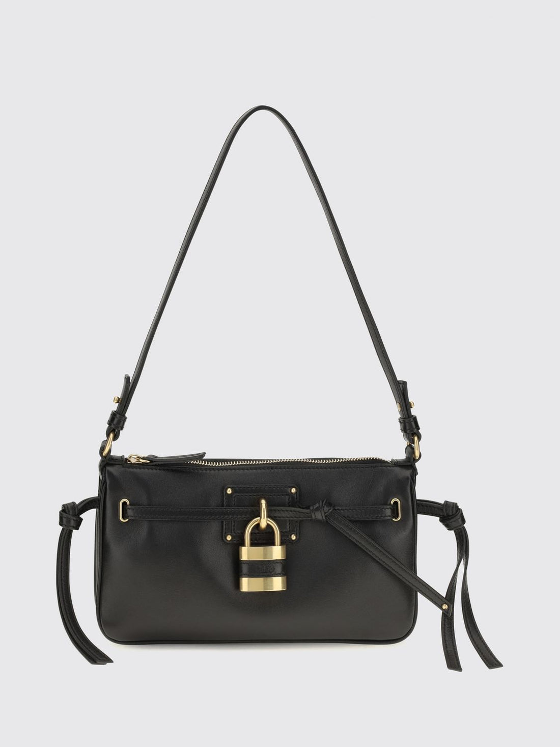 CHLOÉ OS chloé paddington shoulder bag in smooth calfskin leather with padlock