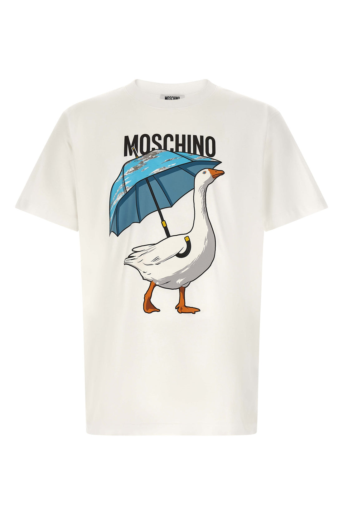 MOSCHINO L moschinos short-sleeved goose t-shirt