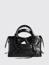 le city small arena lambskin handbag with studs