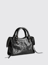 le city small arena lambskin handbag with studs