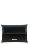 the jil sander folded coin purse in fine smooth calf leather embodies the puri