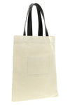 flat shopper canvas shopping bag