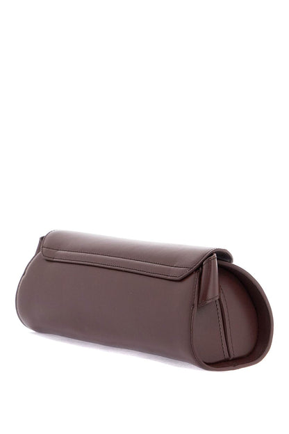 cannolo sm bag in dark brown calf leather