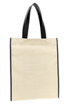 medium flat canvas shopping bag