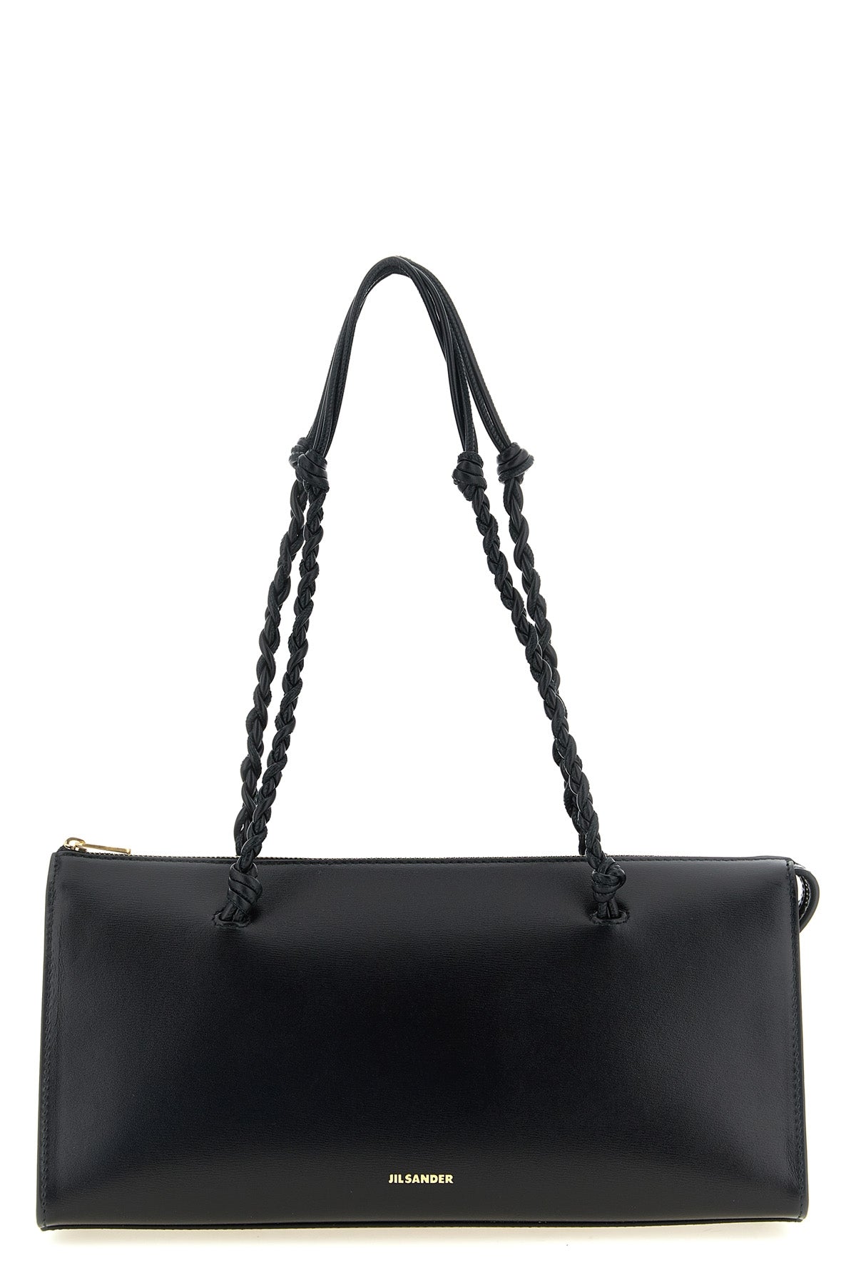tangle tent shoulder bag in palmellated leather and smooth leather