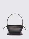 whisker smooth calfskin shoulder bag with flat handle