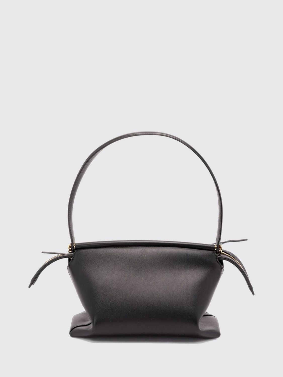 whisker smooth calfskin shoulder bag with flat handle