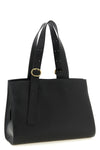 leather shopping bag