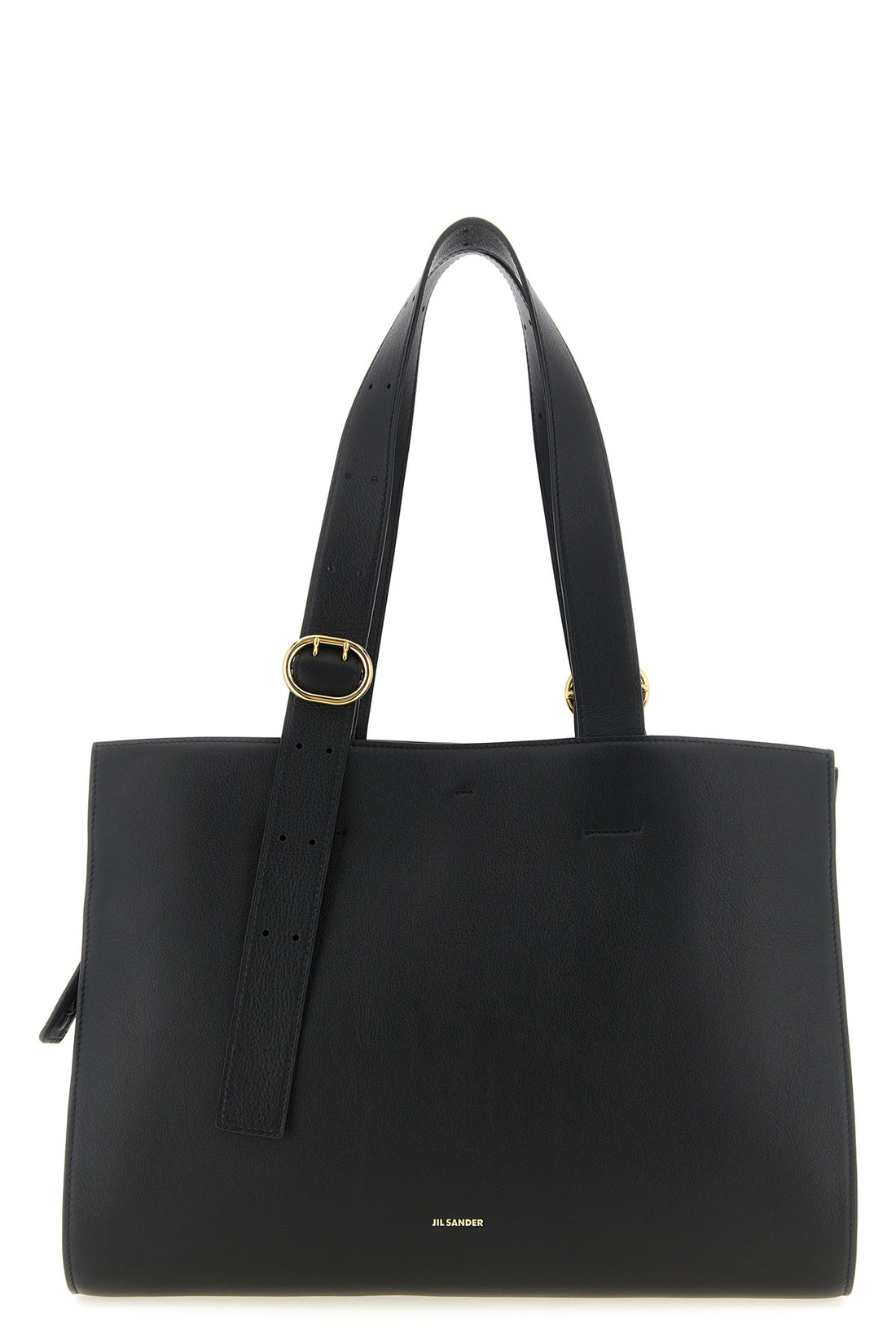 JIL SANDER OS leather shopping bag