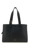 leather shopping bag