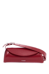 cedar red mini cannolo leather crossbody bag