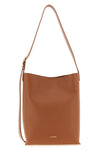 cannolo tote shoulder bag in grainy leather