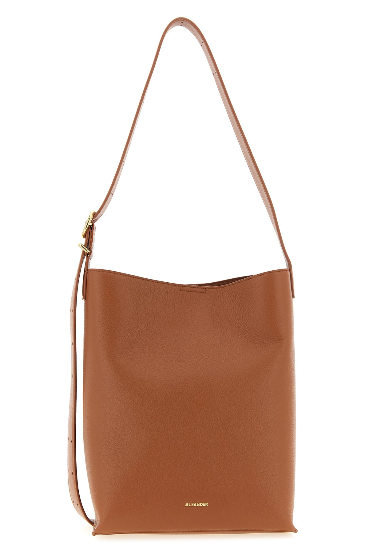 cannolo tote shoulder bag in grainy leather