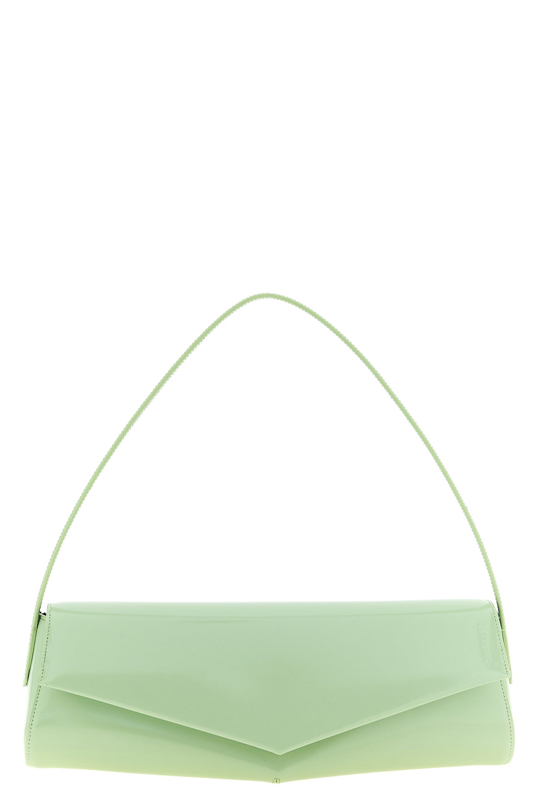 JIL SANDER OS the jil sander kante shoulder bag defines a new geometry of luxury through an