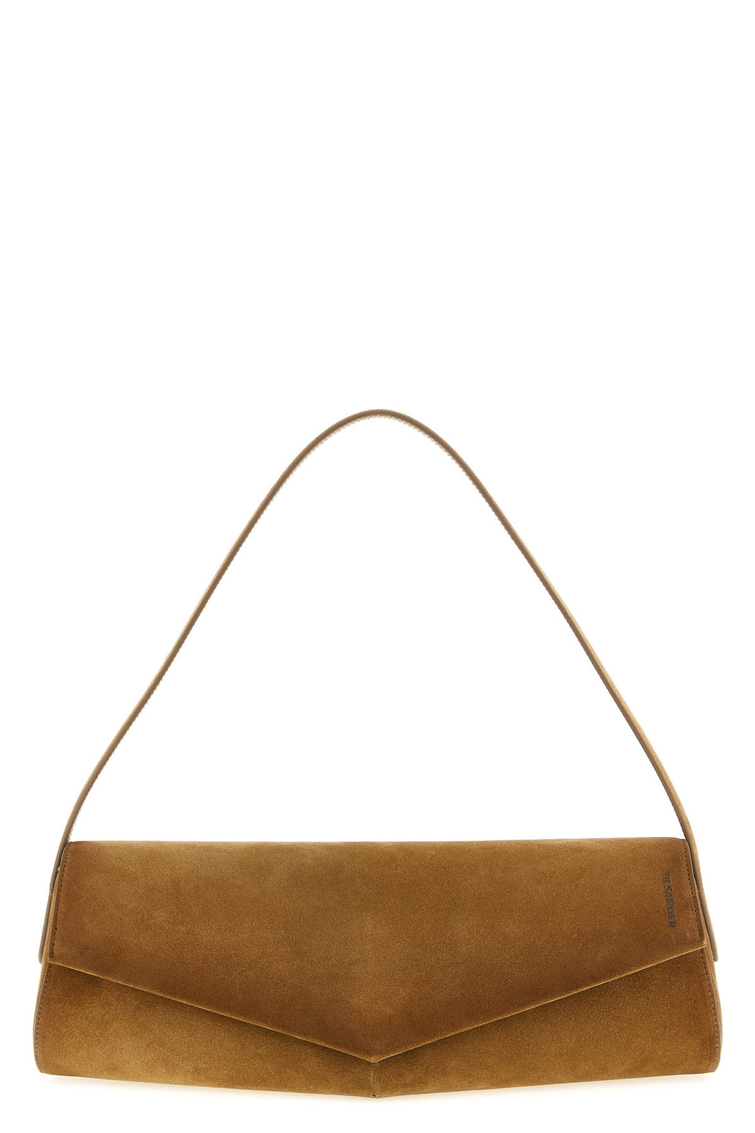 JIL SANDER OS the jil sander kante shoulder bag defines a minimal aesthetic through a rigoro