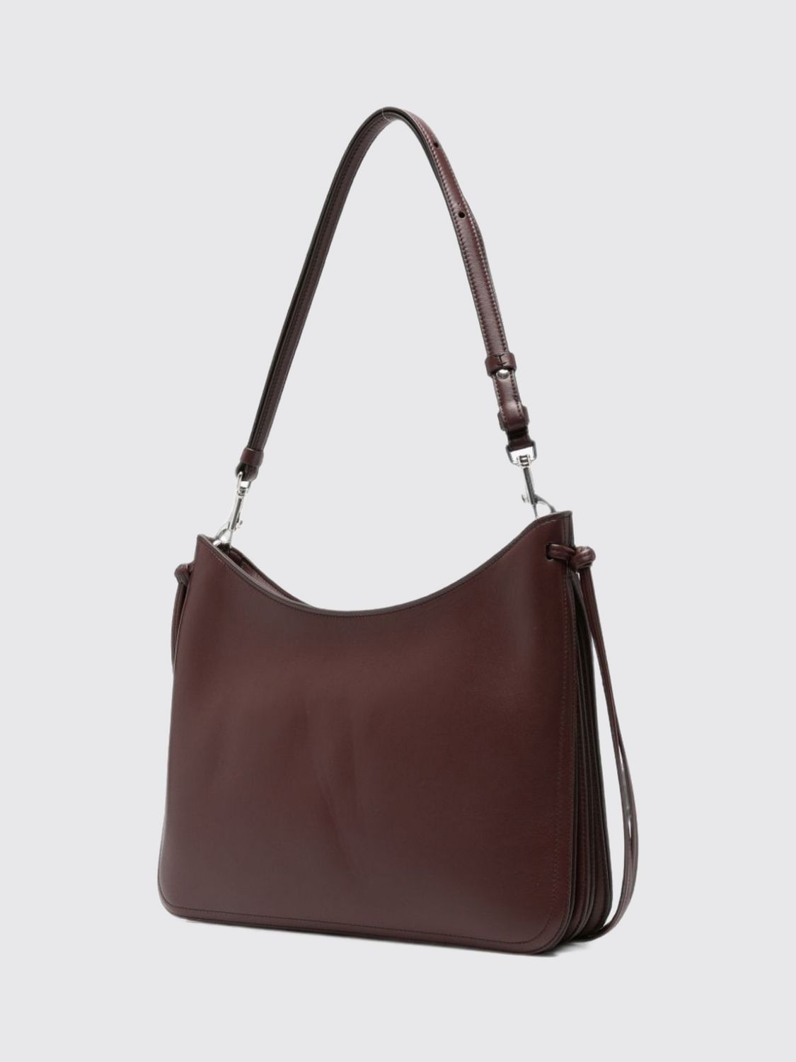 gig smooth leather shoulder bag with removable handle