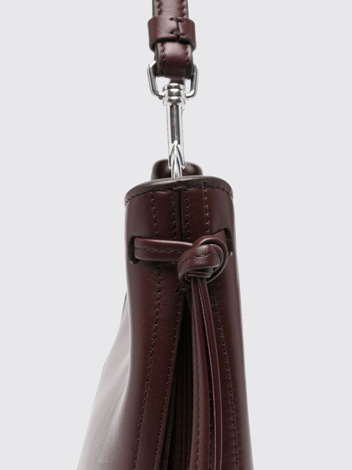 gig smooth leather shoulder bag with removable handle