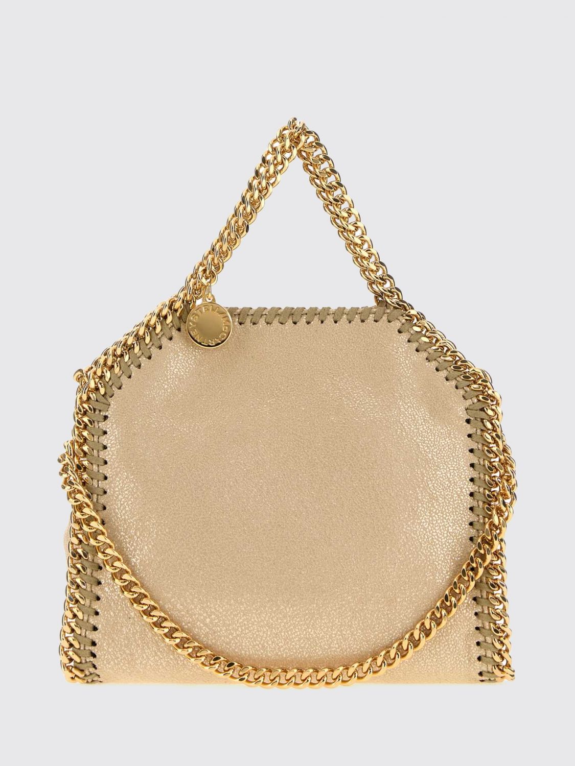 falabella mini top handle bag in vegan eco alter mat