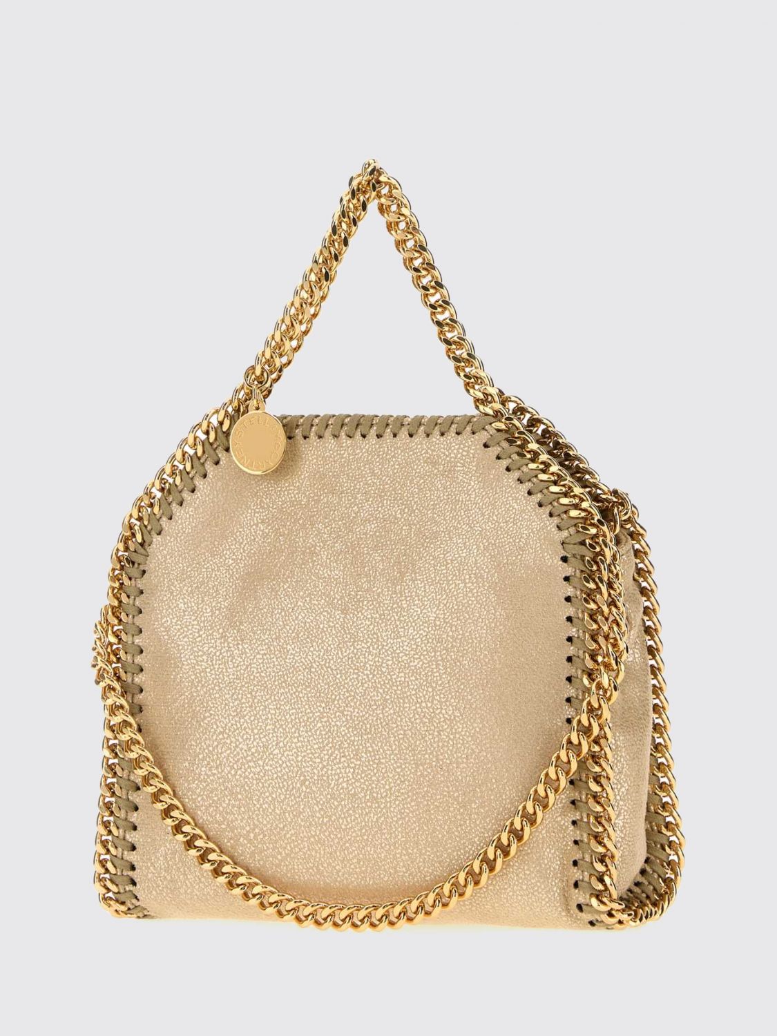 falabella mini top handle bag in vegan eco alter mat