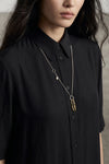 601 chain necklace in handmade brass