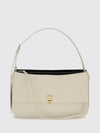 cara smooth calfskin shoulder bag with adjustable handle