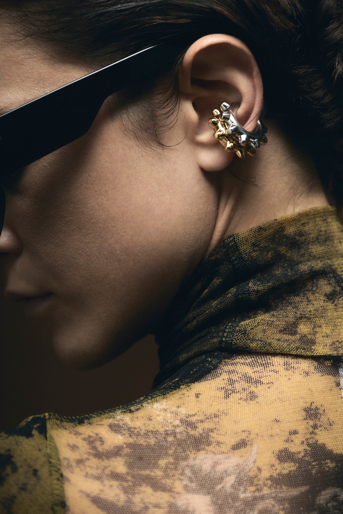 earcuff 733 in handmade brass
