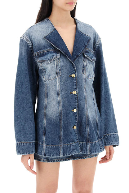 &quot;denim blazer with sparkle