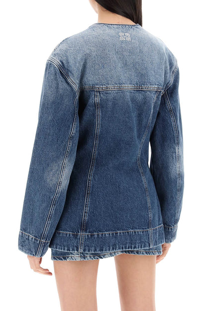 &quot;denim blazer with sparkle