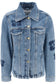 denim jacket with patch detail