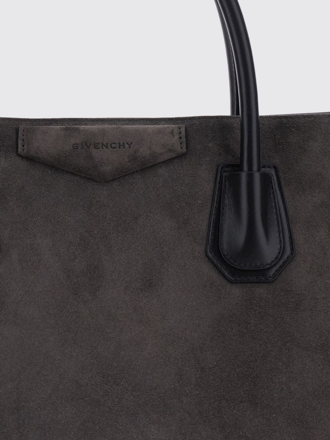 medium antigona suede calfskin tote bag with shoulder strap