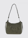 gig small suede calfskin shoulder bag