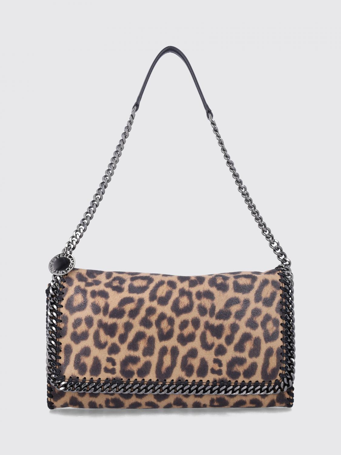 falabella shoulder bag in animal print eco alter mat