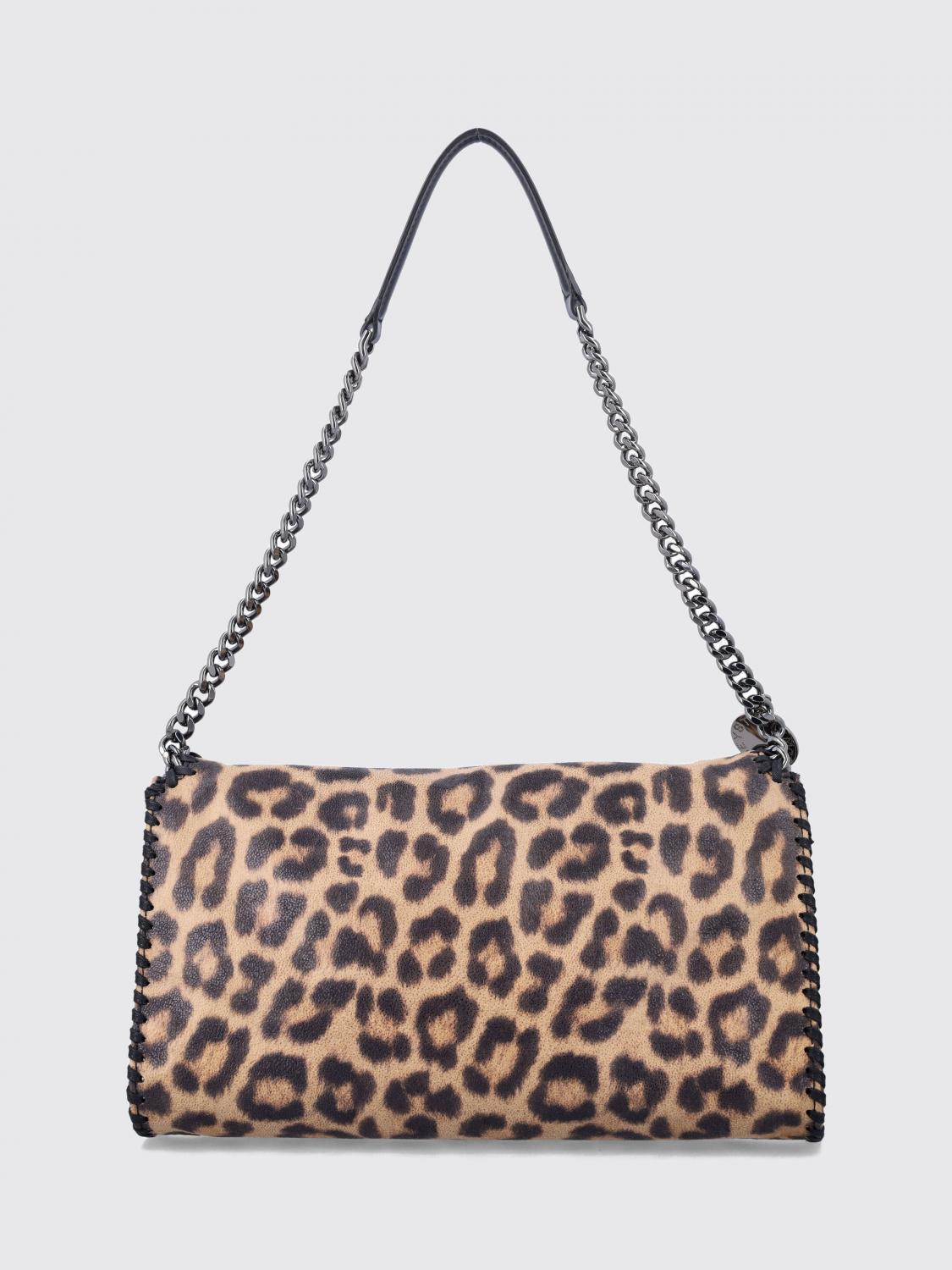 falabella shoulder bag in animal print eco alter mat