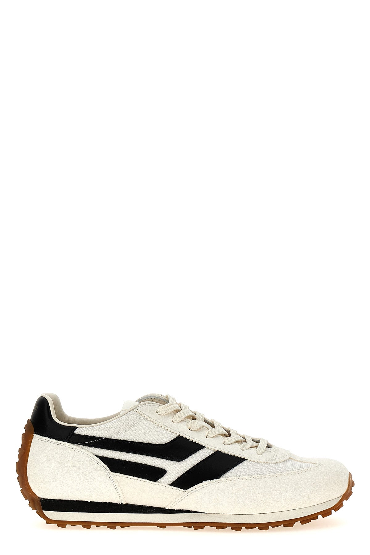 mick suede and mesh sneakers