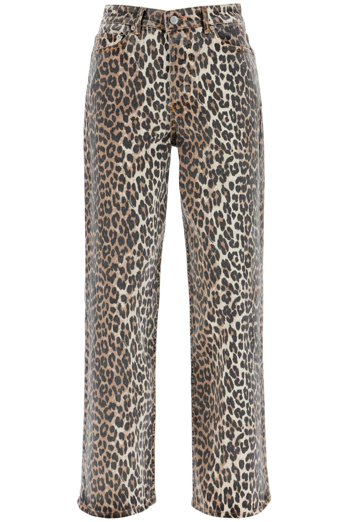 leopard print izey jeans