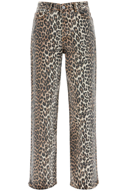 leopard print izey jeans