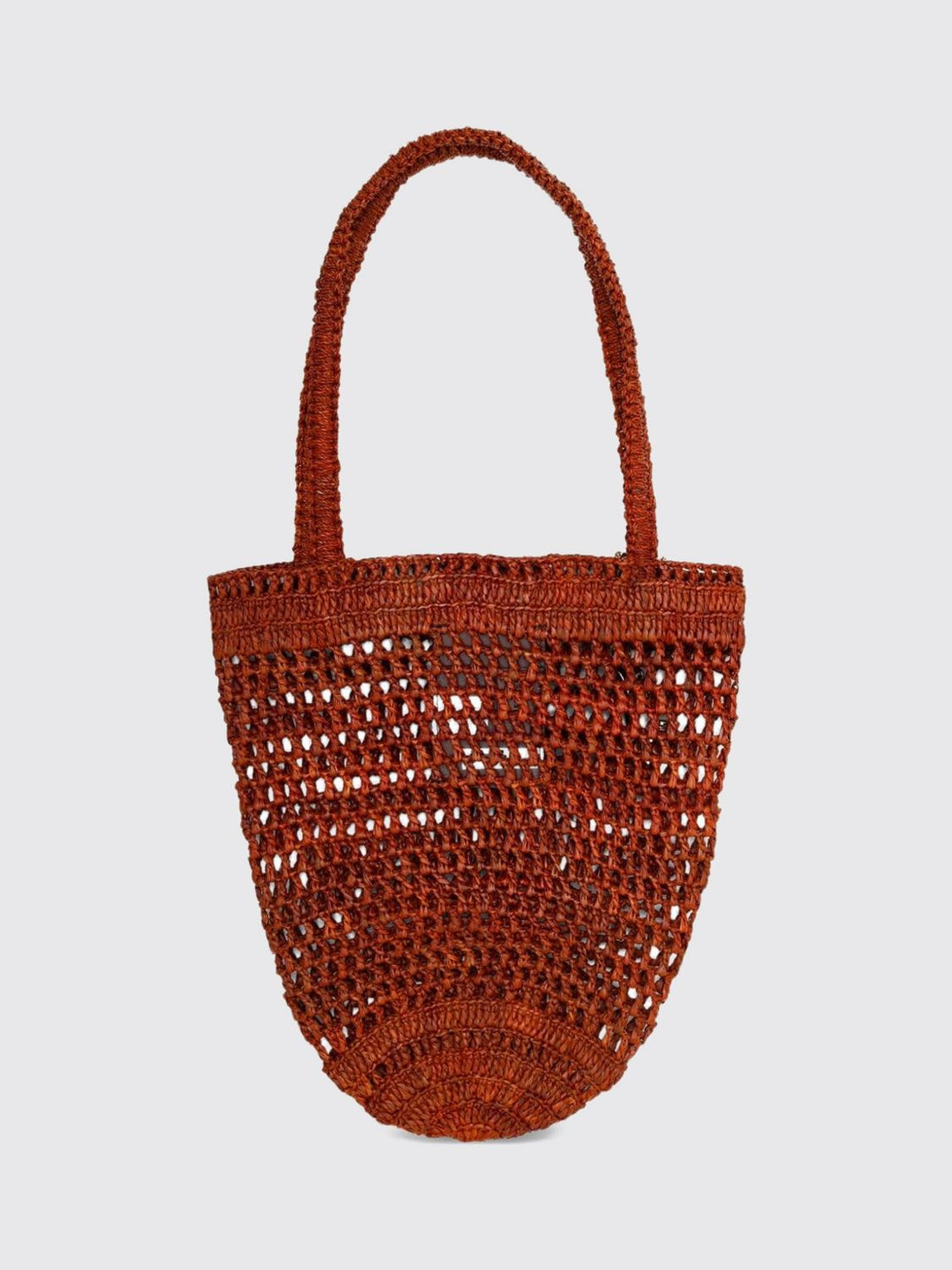 CHLOÉ OS chloé summer banana crochet raffia shoulder bag with logo