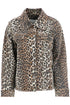 "leopard print denim jacket"