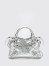 mini le city studded arena lambskin handbag