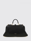 grandma lambskin nappa handbag with shoulder strap