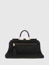 grandma lambskin nappa handbag with shoulder strap